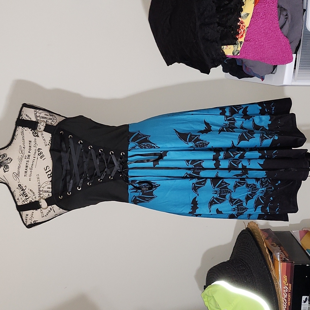 Dressfo Bat Dress With Corset Top